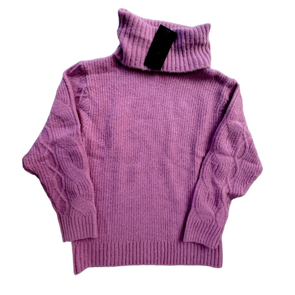 Kendall + Kylie Women's XS Violet Turtleneck Sweater NWT